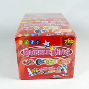 Zed Candy Bubble King Mixed Flavours 45 Pack Zed Candy Bubble King Mixed Flavours 45 Pack