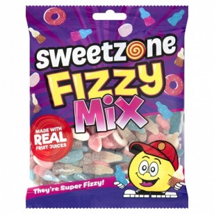 Sweetzone Jelly 100% HALAL Sweets FIZZY MIX 200G 5 PACKS Sweetzone Jelly 100% HALAL Sweets FIZZY MIX 200G 5 PACKS