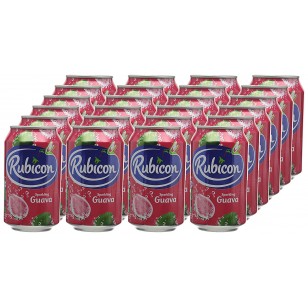 Rubicon Sparkling Guava Juice Drink Cans, 330 Ml, Pack Of 24